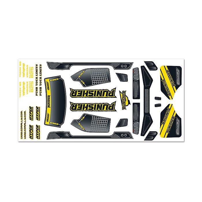 Corally Body Decal Sheet - Punisher Xp