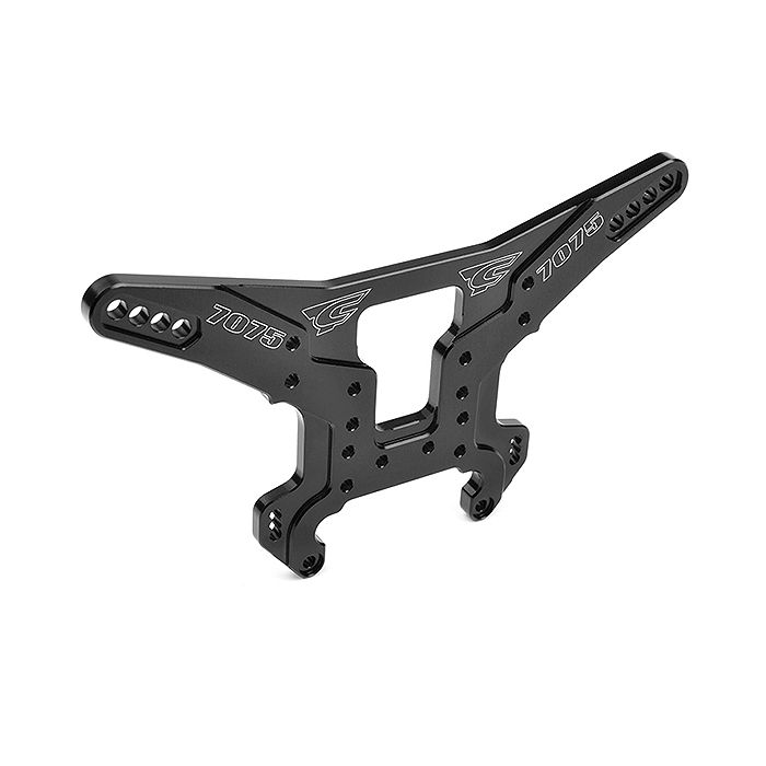 Corally Shock Tower Mtl Swiss Made 7075 T6 5mm Hard Black