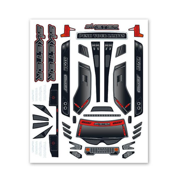 Corally MT Sketer Decal Sheet