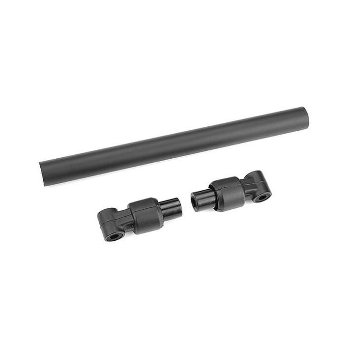 Corally Chassis Tube Rear 130mm Aluminium Black 1 Set