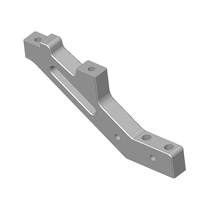 Corally Chassis Brace Xtr Front Aluminium - Titanium