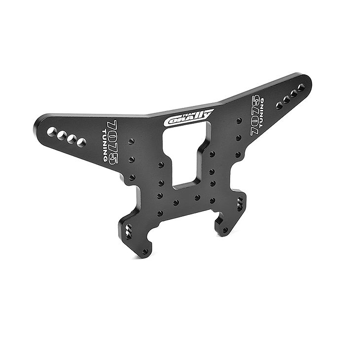 Corally Shock Tower Xtr Mtl Rear 7075 Alum. 5mm Black