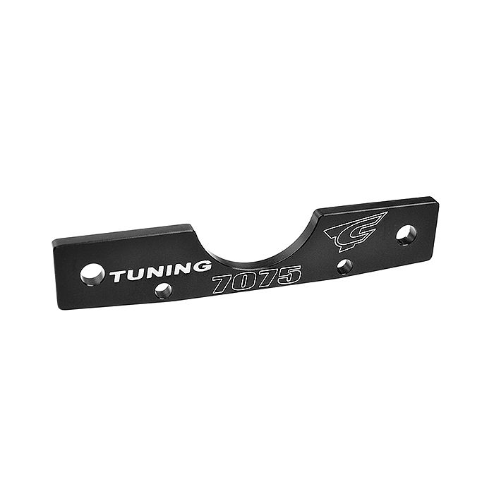 Corally Suspension Arm Mount Rf Swiss 7075 T6 3mm Hard Bl.