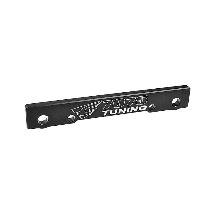 Corally Suspension Arm Mount Ff Swiss 7075 T6 3mm Hard Bl.