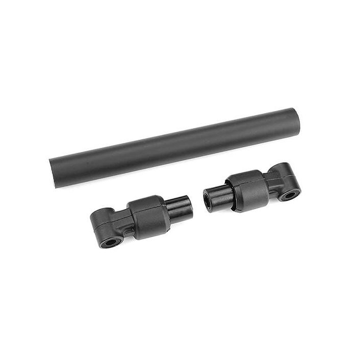 Corally Chassis Tube Front 106mm Aluminium Black 1 Set