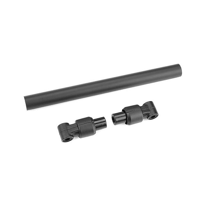 Corally Chassis Tube Front 135mm Aluminium Black 1 Set