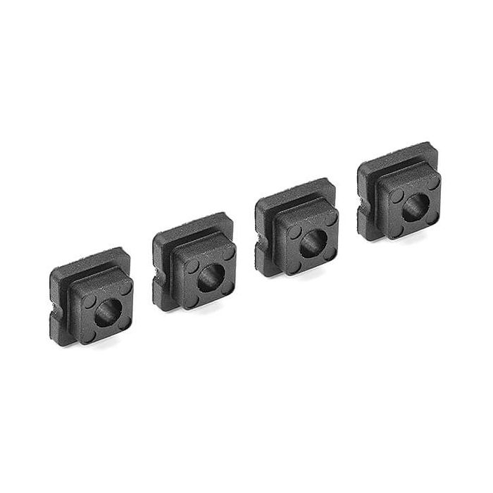 Corally Bushings For 4mm Shock Tower Through Hole 0 Deg Comp
