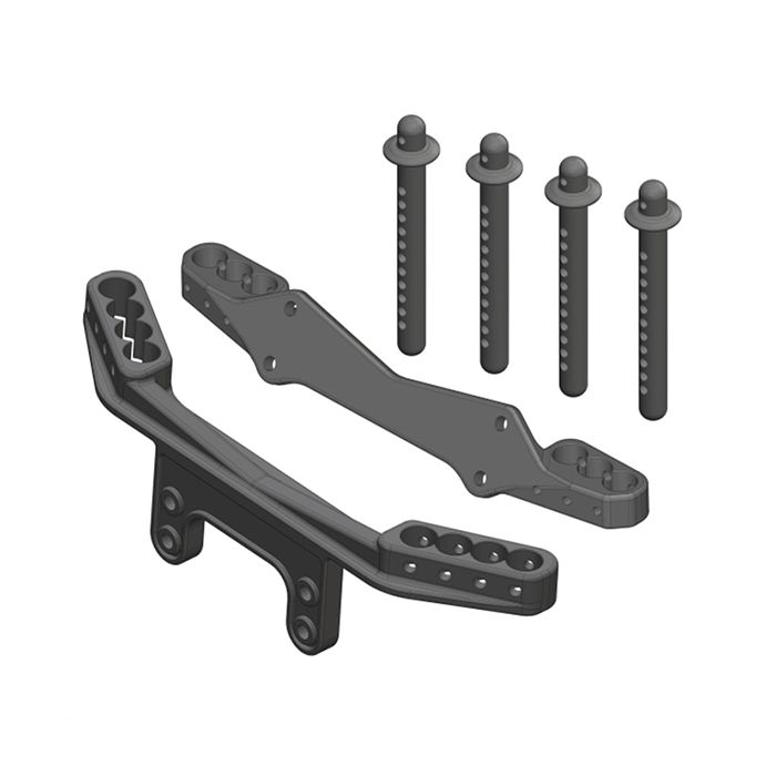 Corally Body Mount Set Fr/Re 1 Set