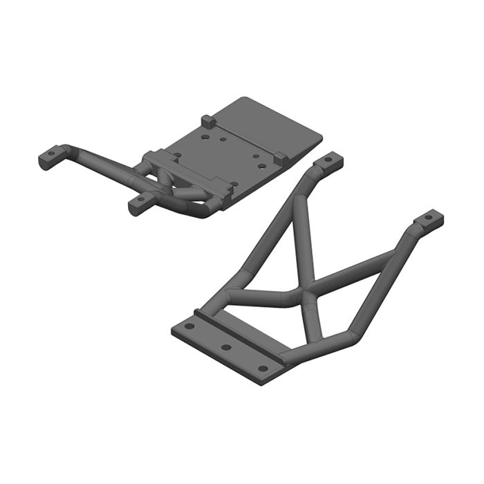 Corally Skid Plates Fr/Re 1 Set
