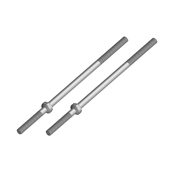 Corally Turnbuckle 80 Mm M3 Steel 2 Pcs