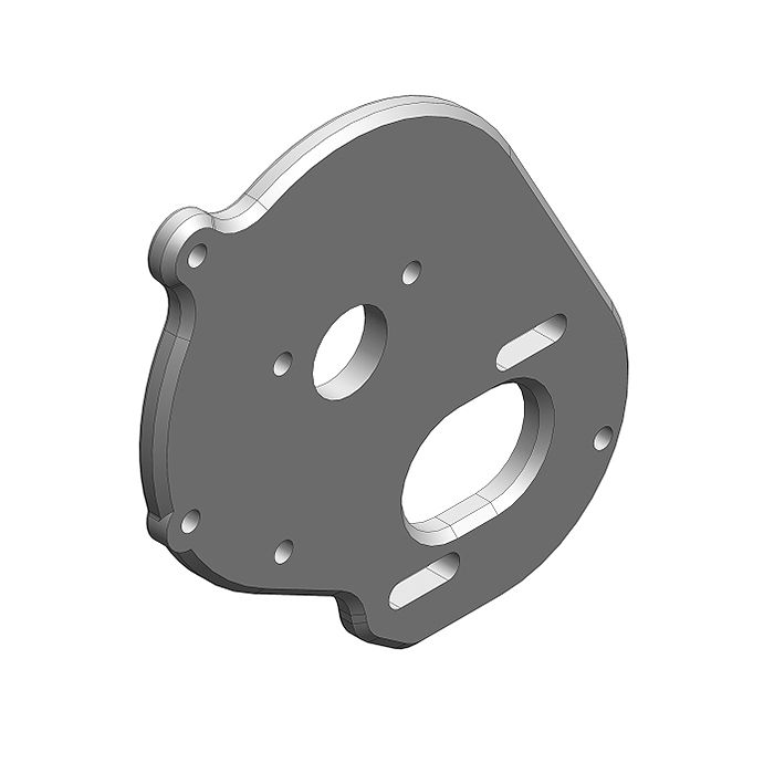 Corally Motor Mount Plate Aluminium
