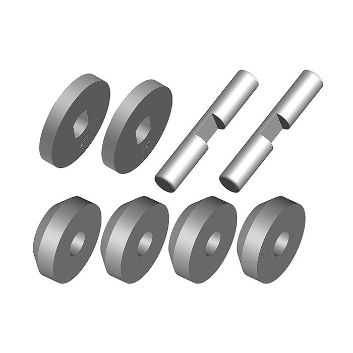Corally Planetary Diff Gears Metal 1 Set
