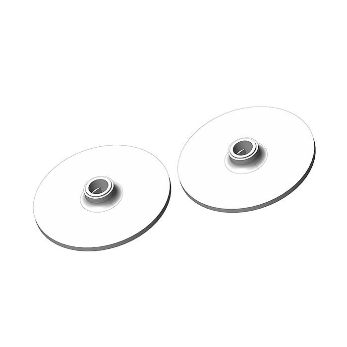 Corally Slipper Clutch Plate Aluminum 2 Pcs