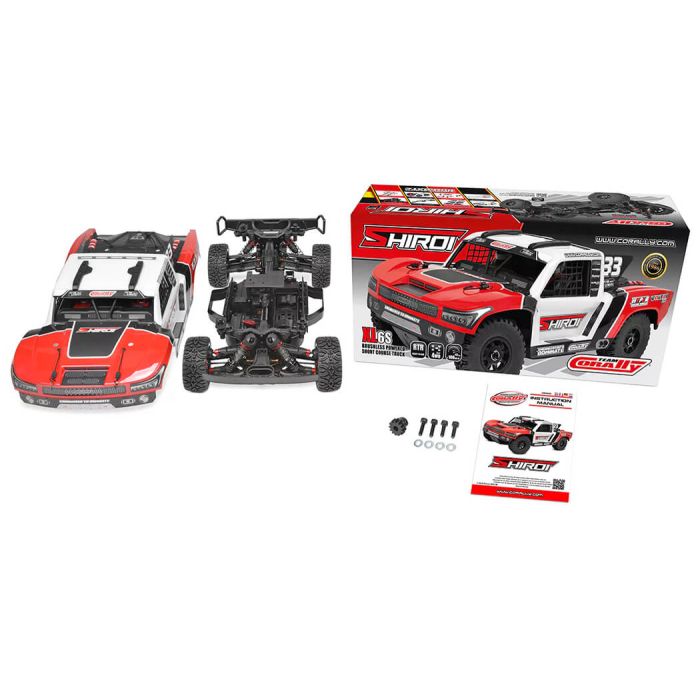 Corally Shiroi XP6 Brushless Short Course RC Truck ARTR (No Batt/Cgr) - Red