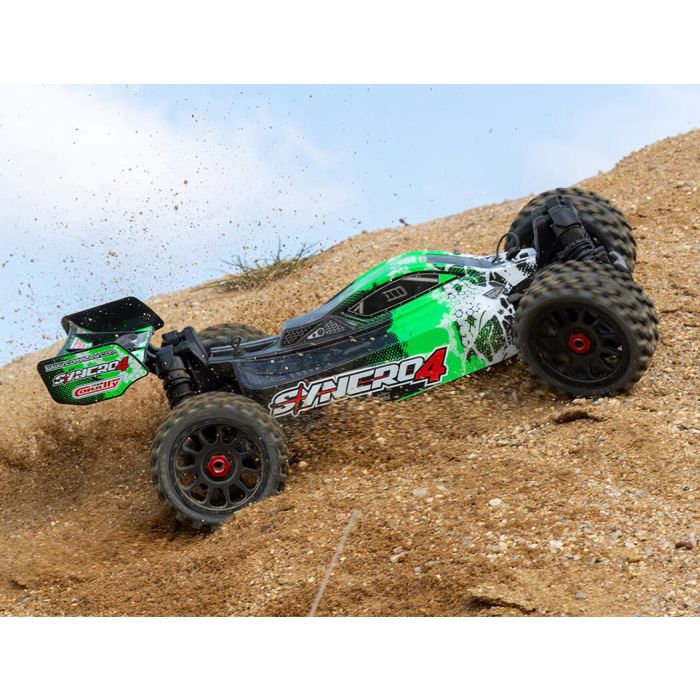 Corally Syncro-4 Brushless 4S Basher RC Buggy ARTR (no Batt/Cgr) - Green