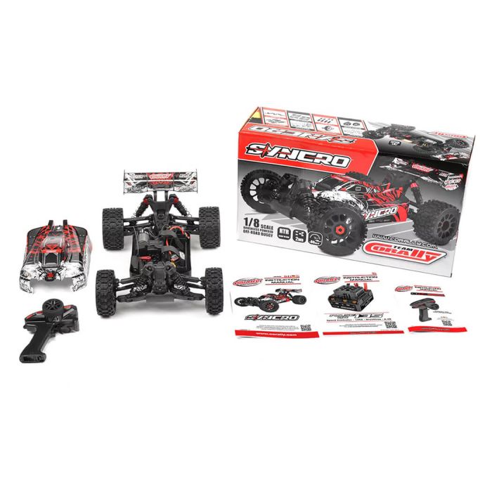 Corally Syncro-2 1/8 Brushless 3-4S 2WD RC Buggy ARTR (no Batt/Cgr) - Red