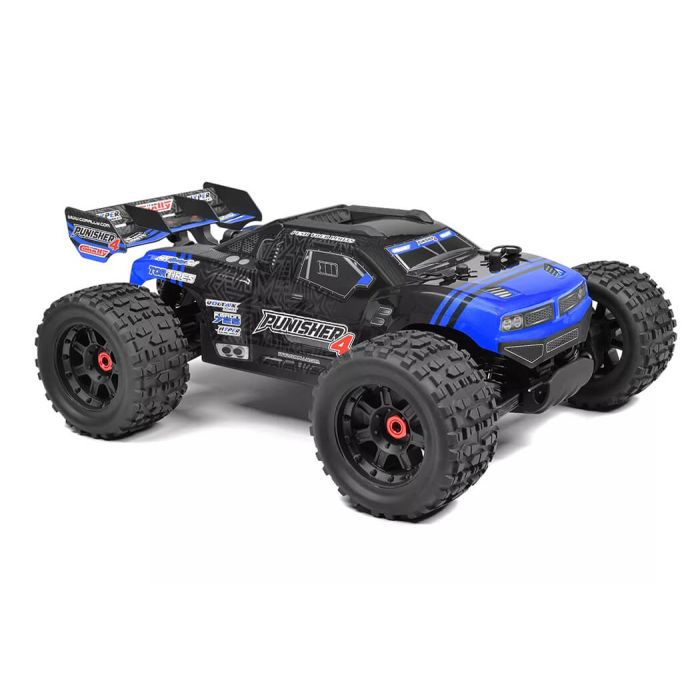 Corally Punisher 4 Brushless 4S RC Basher Truck ARTR (no Batt/Cgr) - Blue