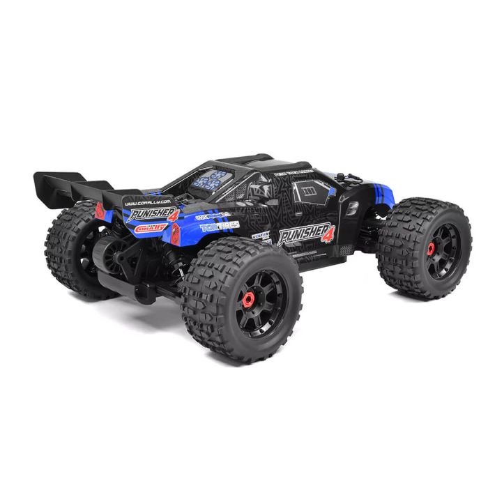 Corally Punisher 4 Brushless 4S RC Basher Truck ARTR (no Batt/Cgr) - Blue