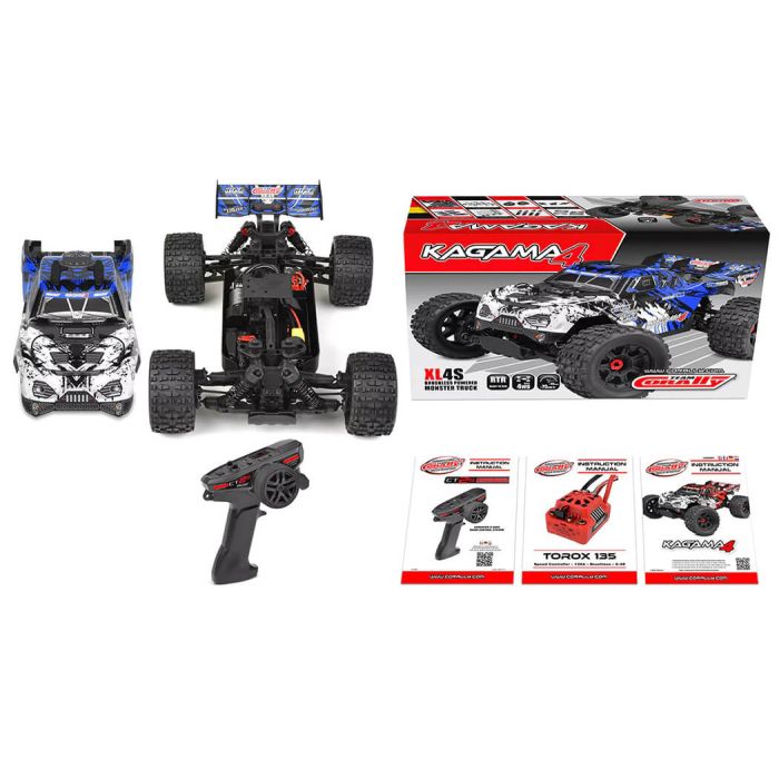 Corally Kagama-4 Brushless 4S RC Truggy ARTR (no Batt/Cgr) - Blue