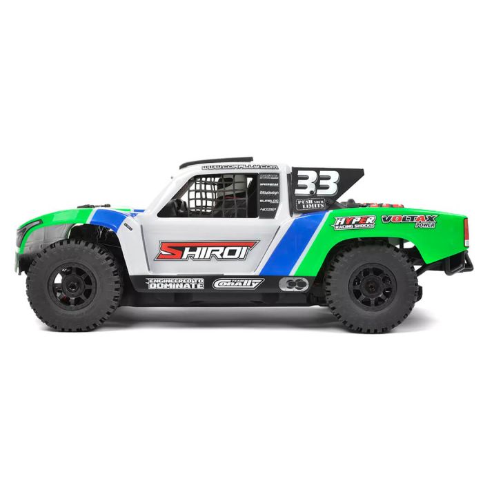 Corally Shiroi XP6 Roller Short Course RC Truck Rolling Chassis - Green