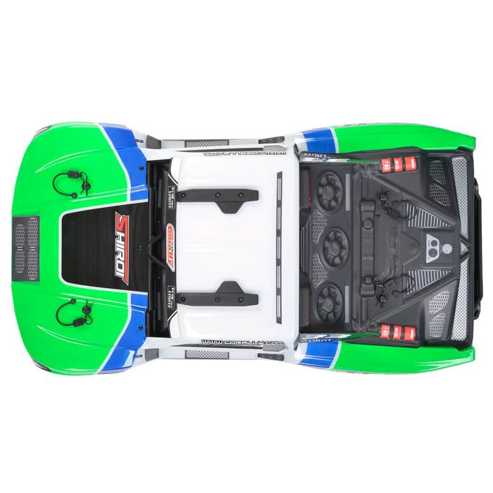 Corally Shiroi XP6 Roller Short Course RC Truck Rolling Chassis - Green