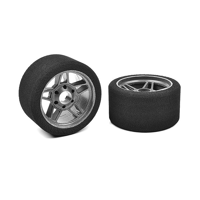 Corally Attack Foam Tires 1/8 Circuit 30shore Fr Carbon 69mm