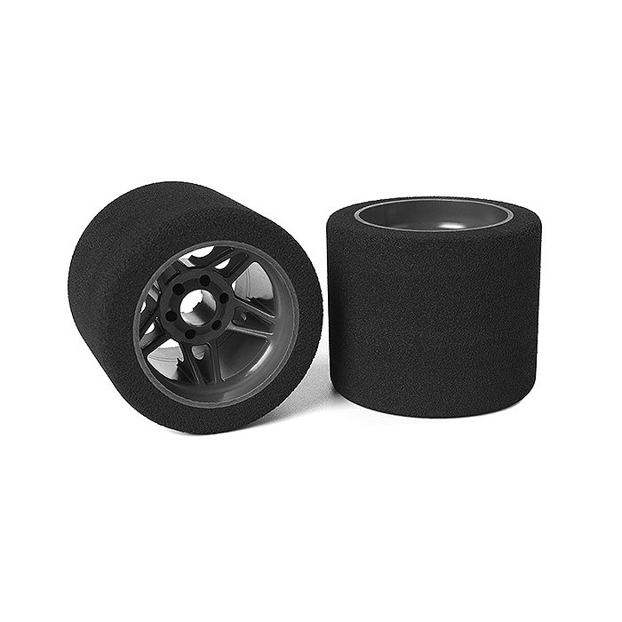 Corally Attack Foam Tires 1/8 Ssx8 32 Shore Rear 72mm Carbon