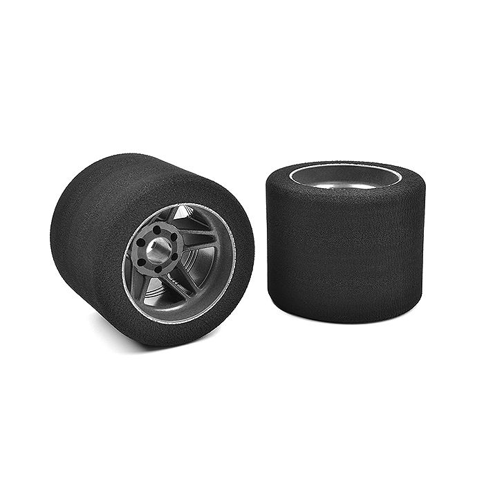 Corally Attack Foam Tires 1/8 Circuit 37 Shore Rear Carbon R