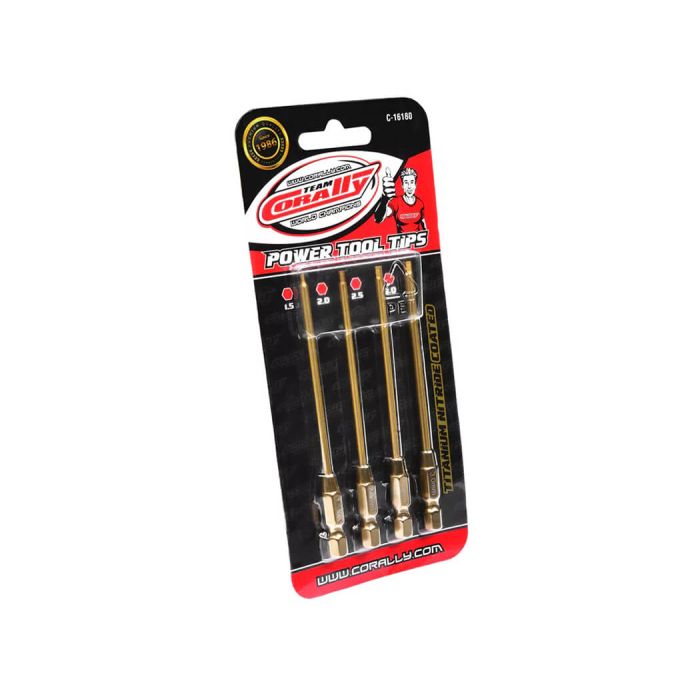 Corally Pro Tool Hex Tips Tini Coated 1.5/2.0/2.5/3.0mm