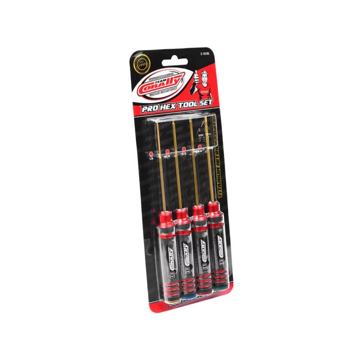 Corally Pro Hex Tool Set Ti-Ni Coated 1.5/2.0/2.5/3.0mm