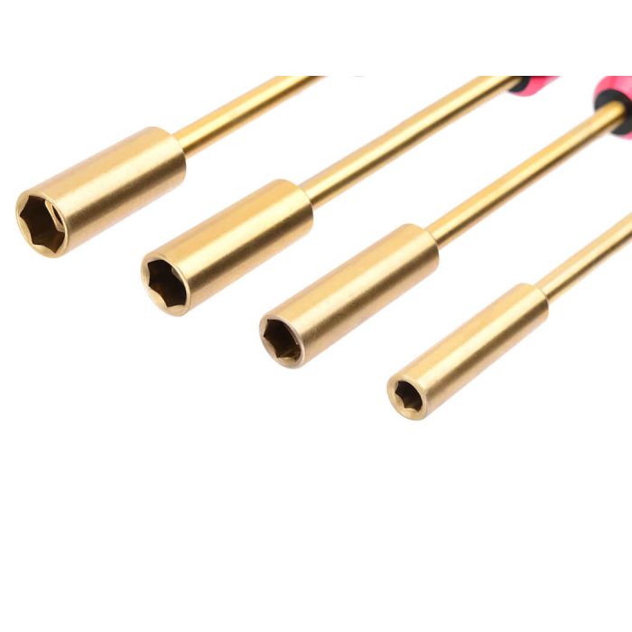 Corally Pro Nut Driver Set Ti Ni Coated 4.0/5.5/7.0/8.0mm
