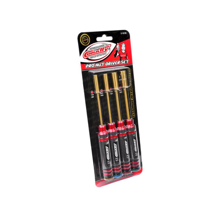 Corally Pro Nut Driver Set Ti Ni Coated 4.0/5.5/7.0/8.0mm