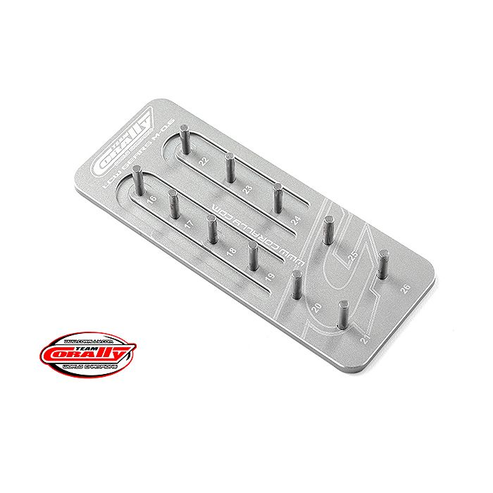 Corally Pinion Caddy M0.6 11 Pinions 3.17mm