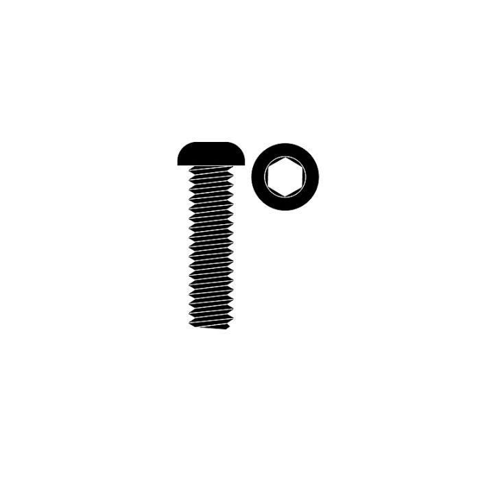 Corally Steel Screws M3 X 12mm Hex Button Head 10 Pcs