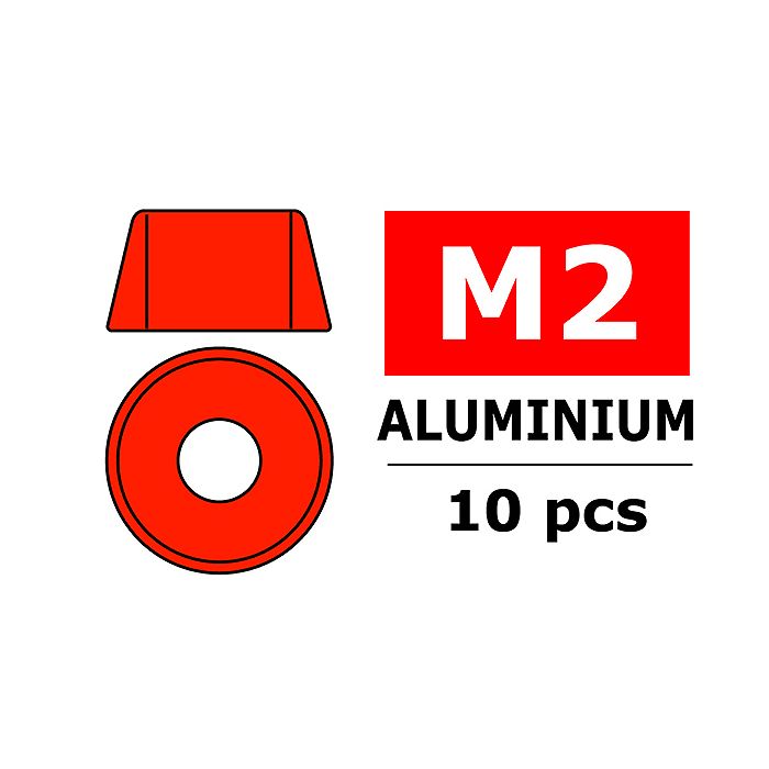 Team Corally Aluminium Washer For M2 Socket Head Screws O