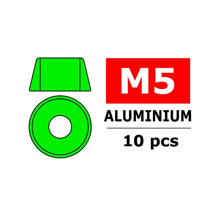 Team Corally Aluminium Washer For M5 Socket Head Screws O