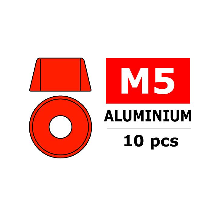 Team Corally Aluminium Washer For M5 Socket Head Screws O