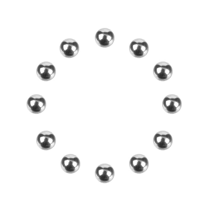 Corally Precision Diff. Balls 1/8 Chrome 12 Pcs