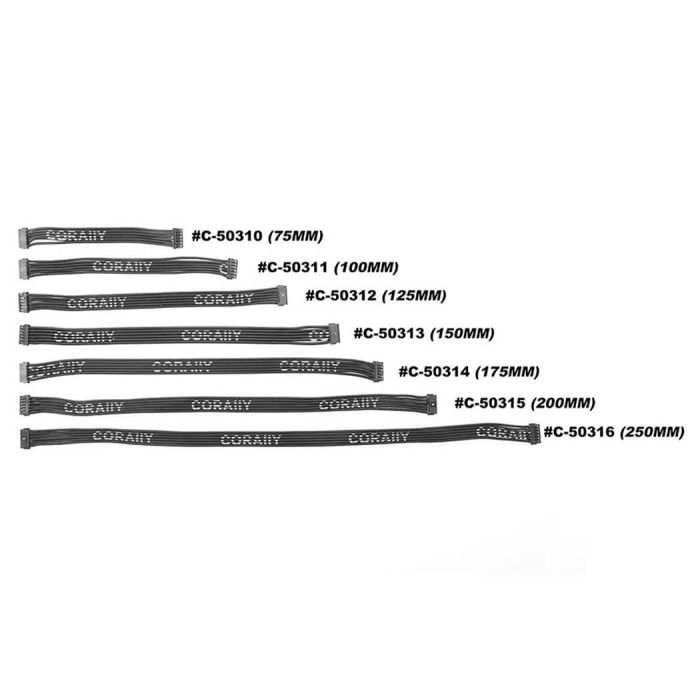 Corally High Flex Sensor Wire 125mm Silver Terminal
