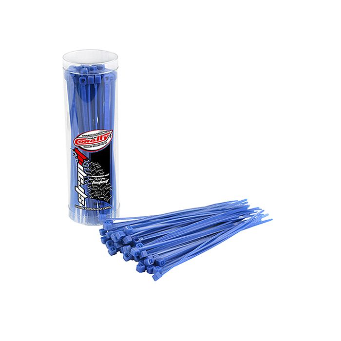Corally Strapit Cable Tie Raps Blue 2.5x100mm 50 Pcs