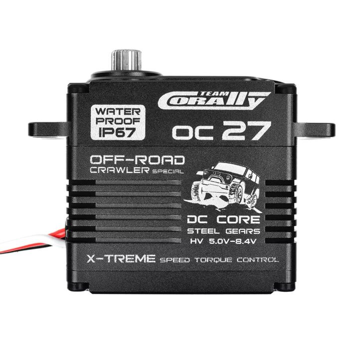 Corally Oc27 Hv Digital Servo 5-8.4v Ip67 Steel Gear Alloy C