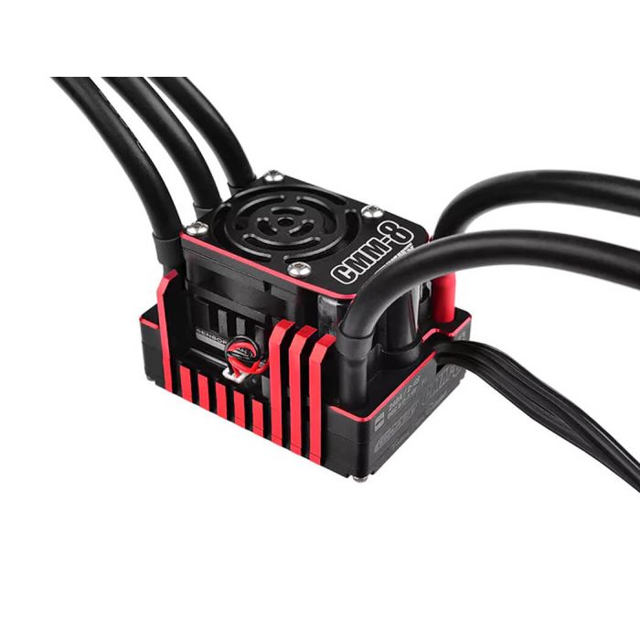 Team Corally CMM-8 Racing ESC Sensored 2-4s 240A Black/Red