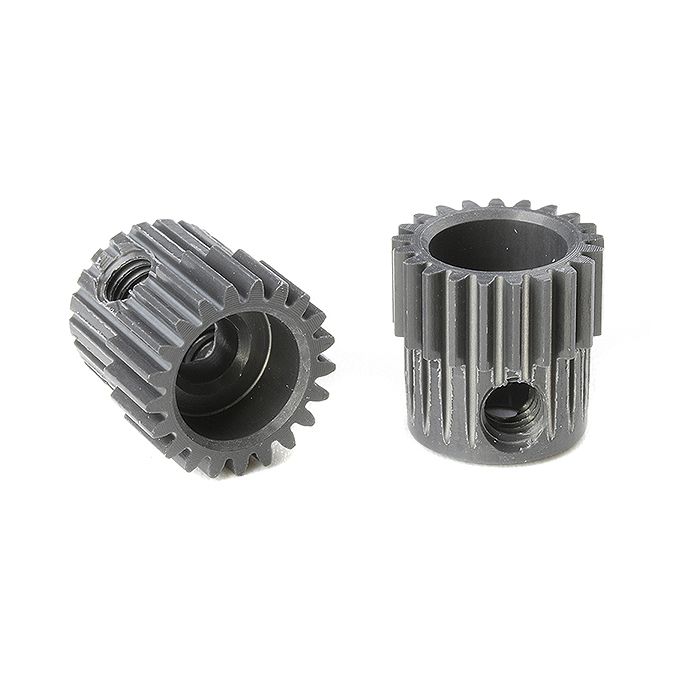 Corally 64 Dp Pinion Short Hard Anodised Al7075 21 Teeth Shaft Dia. 3.17mm