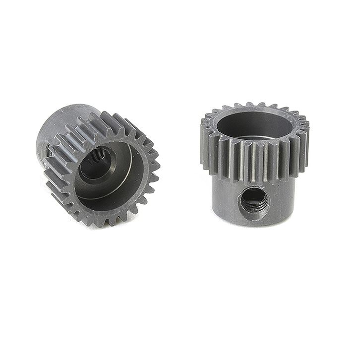 Corally 64 Dp Pinion Short Hard Anodised Al7075 24 Teeth Shaft Dia. 3.17mm