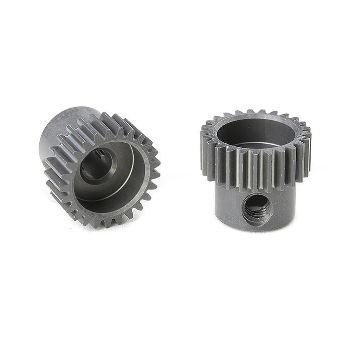 Corally 64 Dp Pinion Short Hard Anodised Al7075 25 Teeth Shaft Dia. 3.17mm
