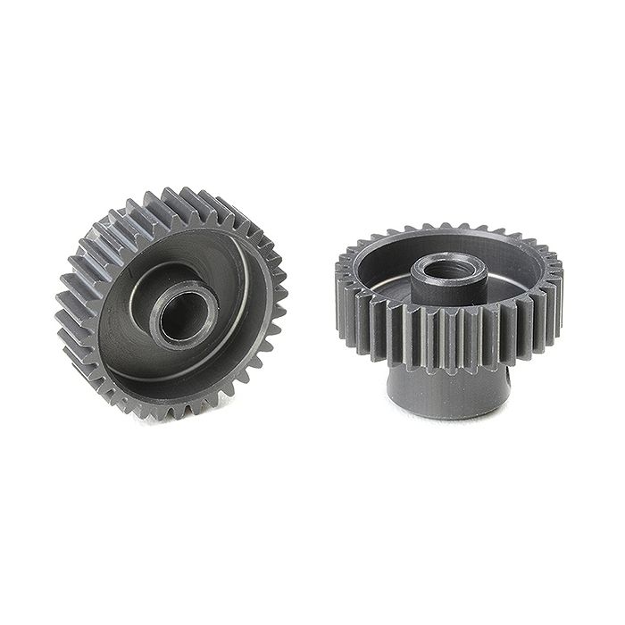 Corally 64 Dp Pinion Short Hard Anodised Al7075 34 Teeth Shaft Dia. 3.17mm