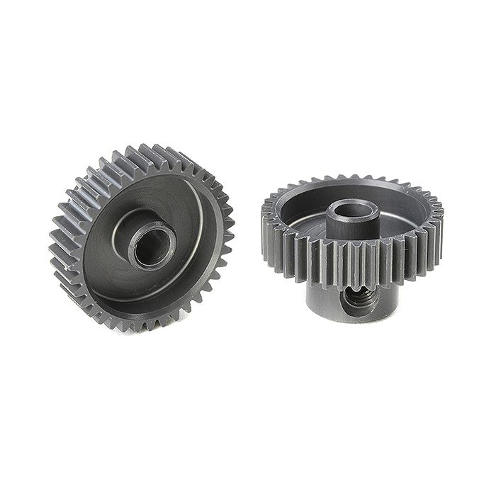 Corally 64 Dp Pinion Short Hard Anodised Al7075 37 Teeth Shaft Dia. 3.17mm