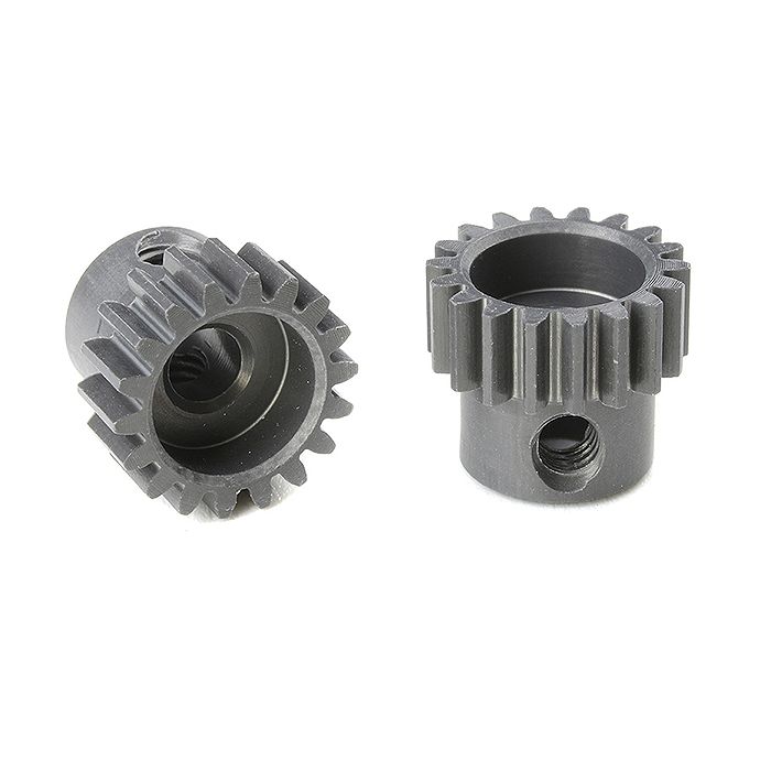 Corally 48 Dp Pinion Short Hard Anodised Al7075 18 Teeth Shaft Dia. 3.17mm