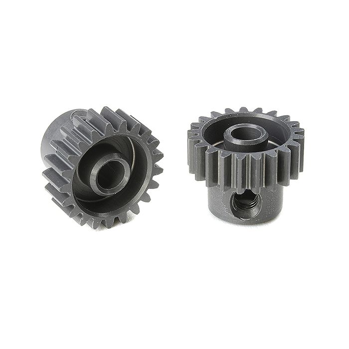 Corally 48 Dp Pinion Short Hard Anodised Al7075 22 Teeth Shaft Dia. 3.17mm
