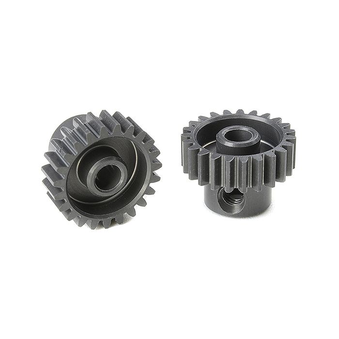 Corally 48 Dp Pinion Short Hard Anodised Al7075 23 Teeth Shaft Dia. 3.17mm